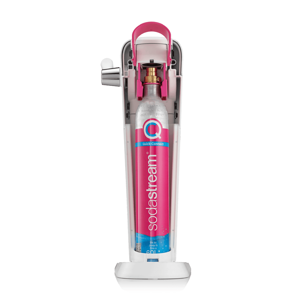 sodastream art white sparkling water maker + quick connect