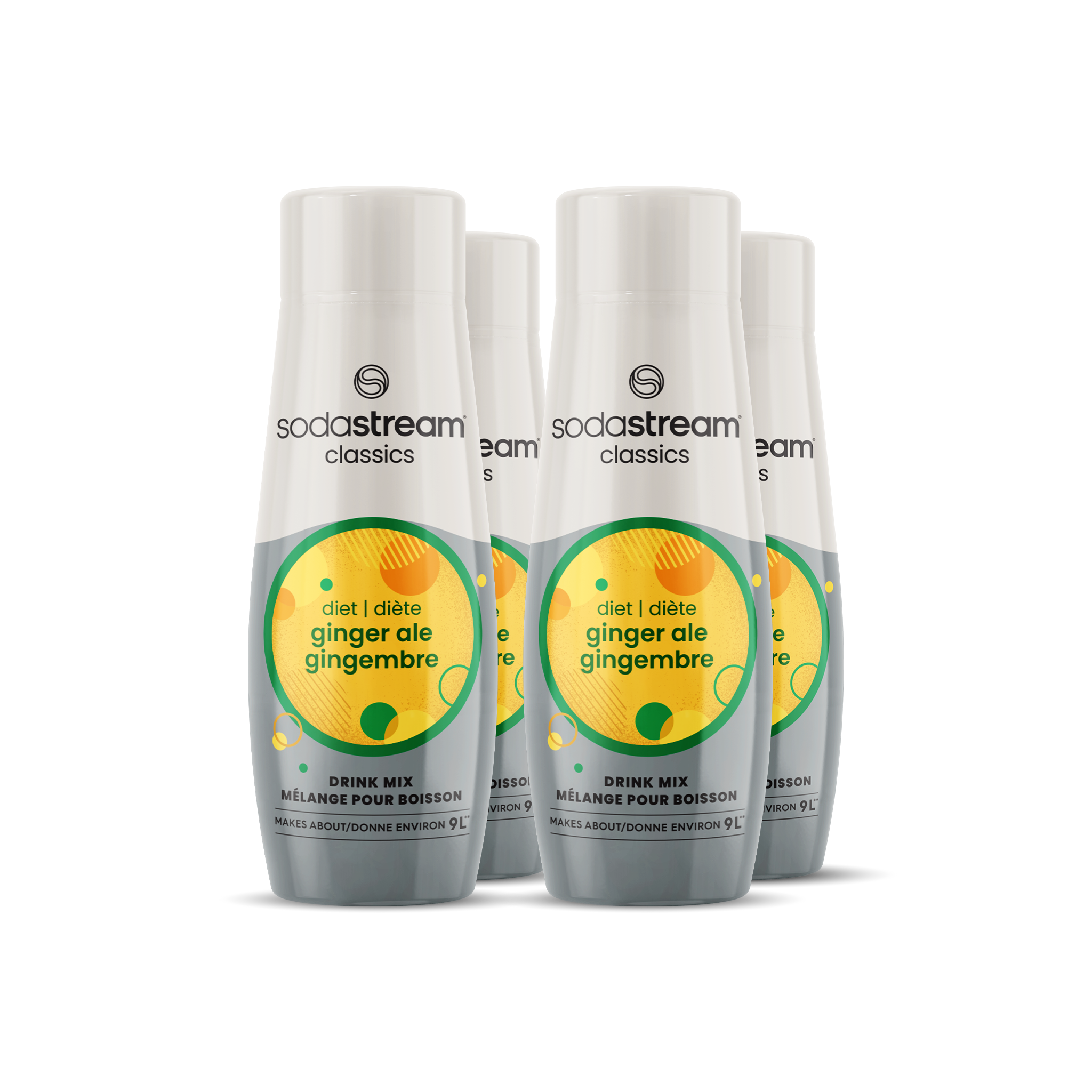 Diet Ginger Ale 4-Pack Syrup Flavour