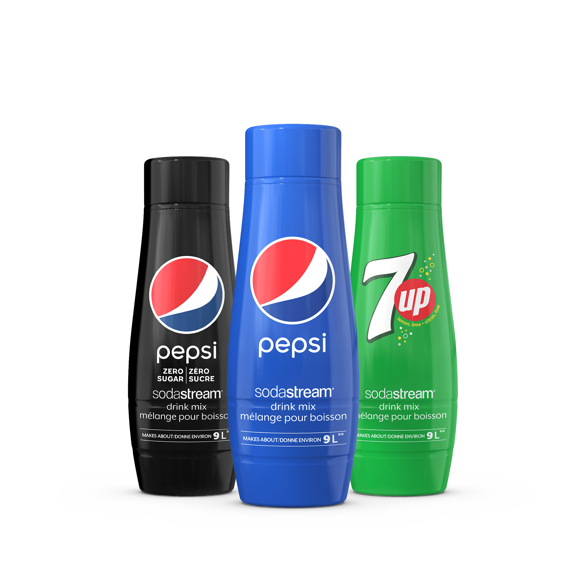Pepsi Variété, paquet de trois sodastream