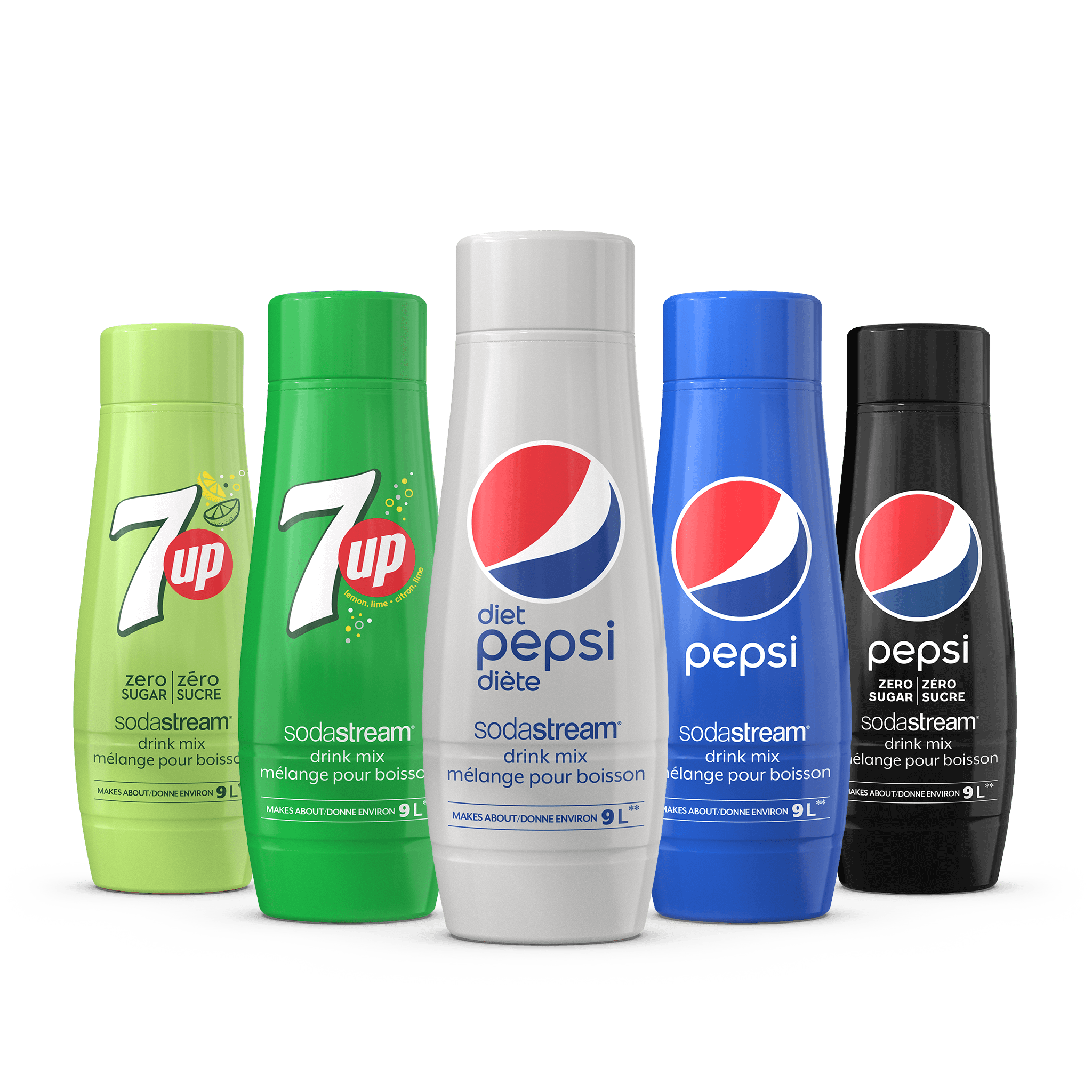 Pepsi Variété, paquet de cinq sodastream