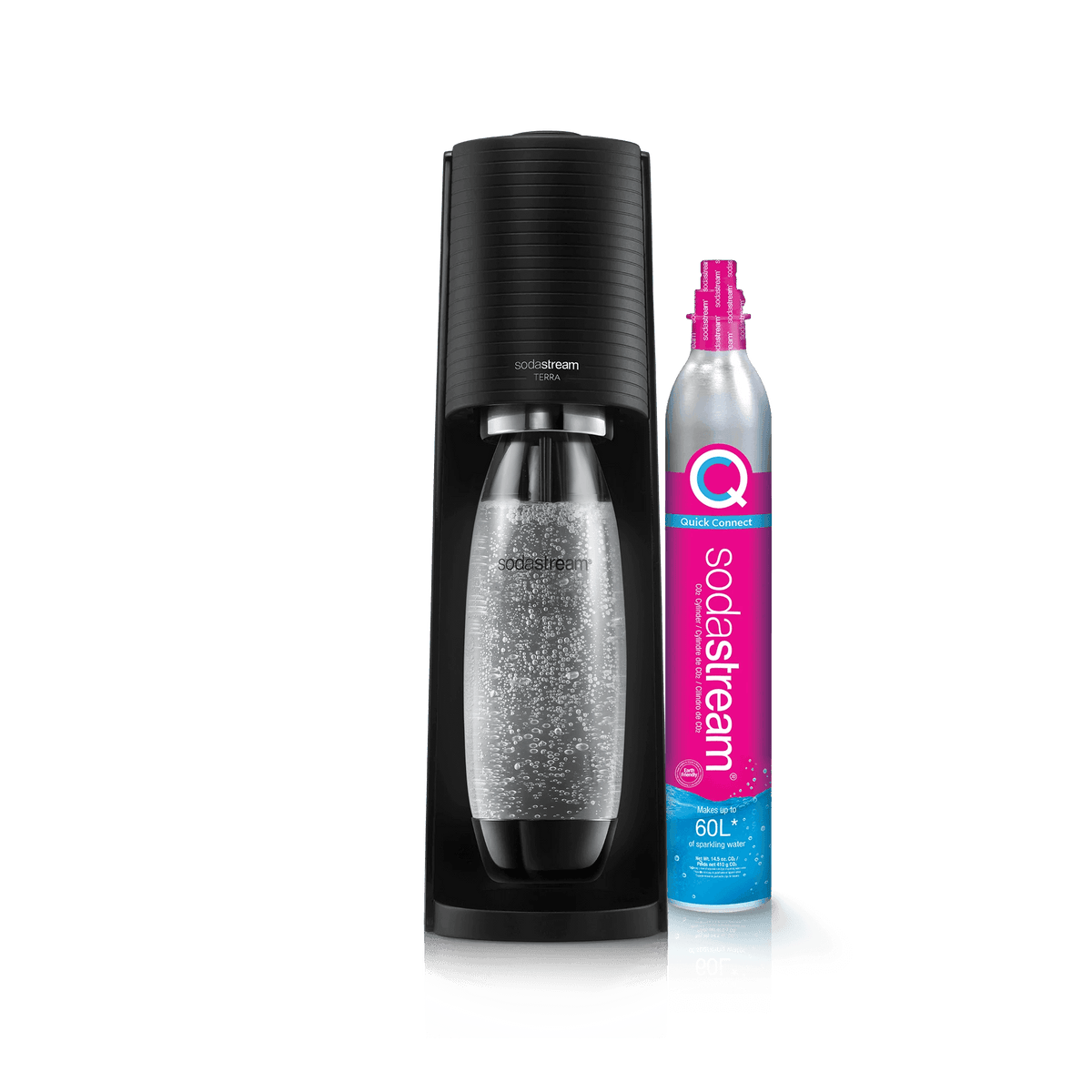 SodaStream Terra Sparkling Water Maker + Quick Connect 