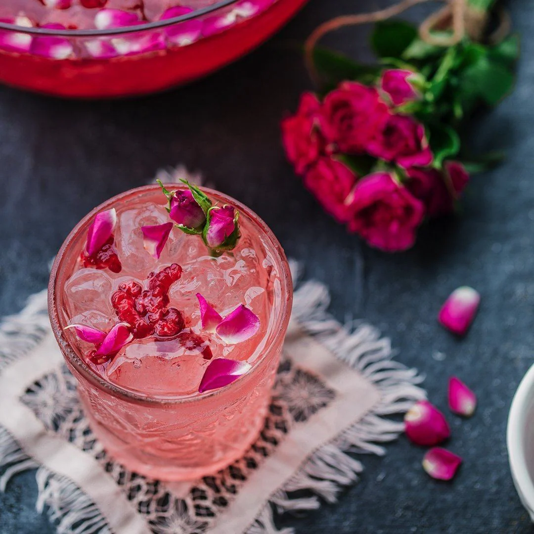 Raspberry Rosé Punch
