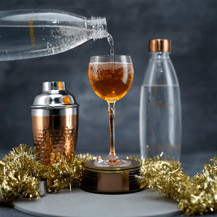 Toffee Fizz Holiday Cocktail