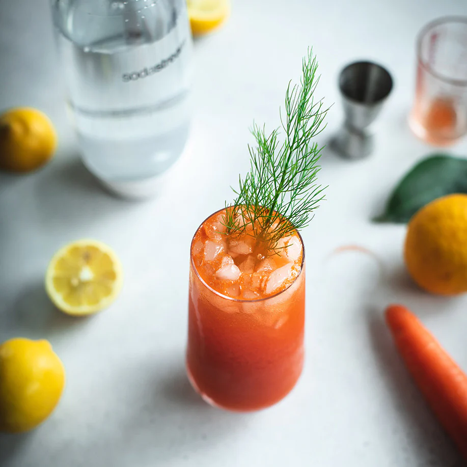 Carrot Campari Sparkler