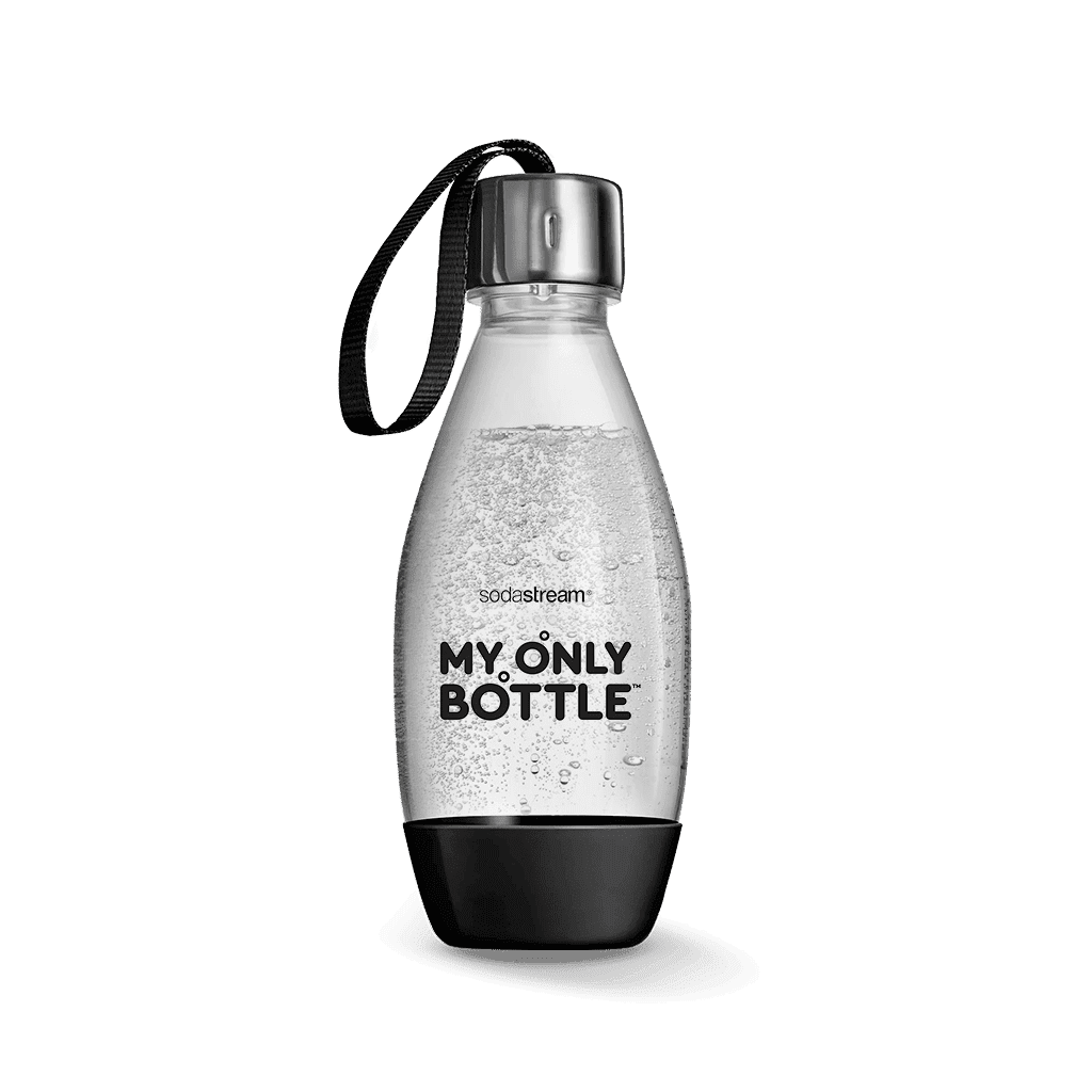 “My Only Bottle” de 0,5 L avec ganse, noire sodastream