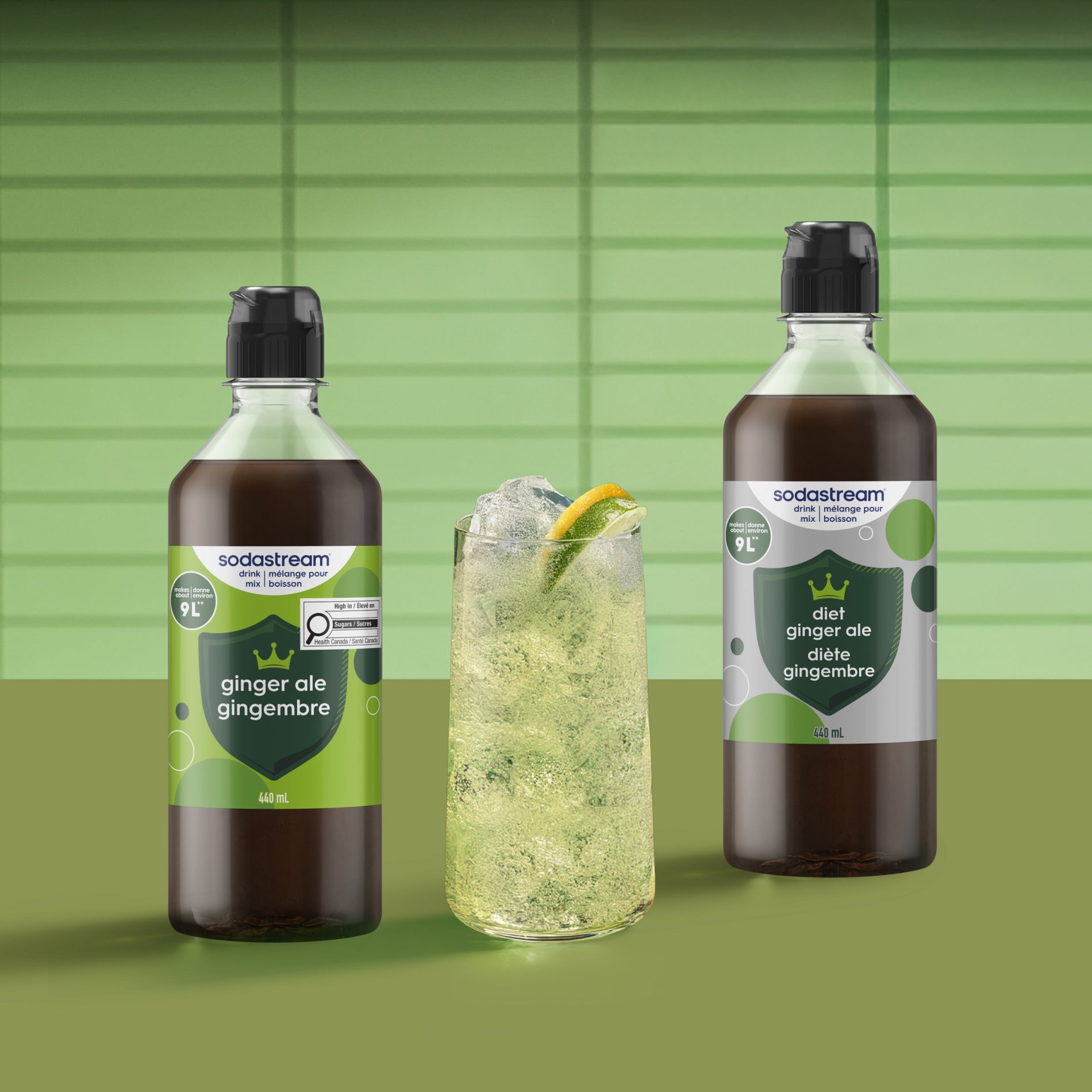 Diet Ginger Ale Drink Mix 440ml