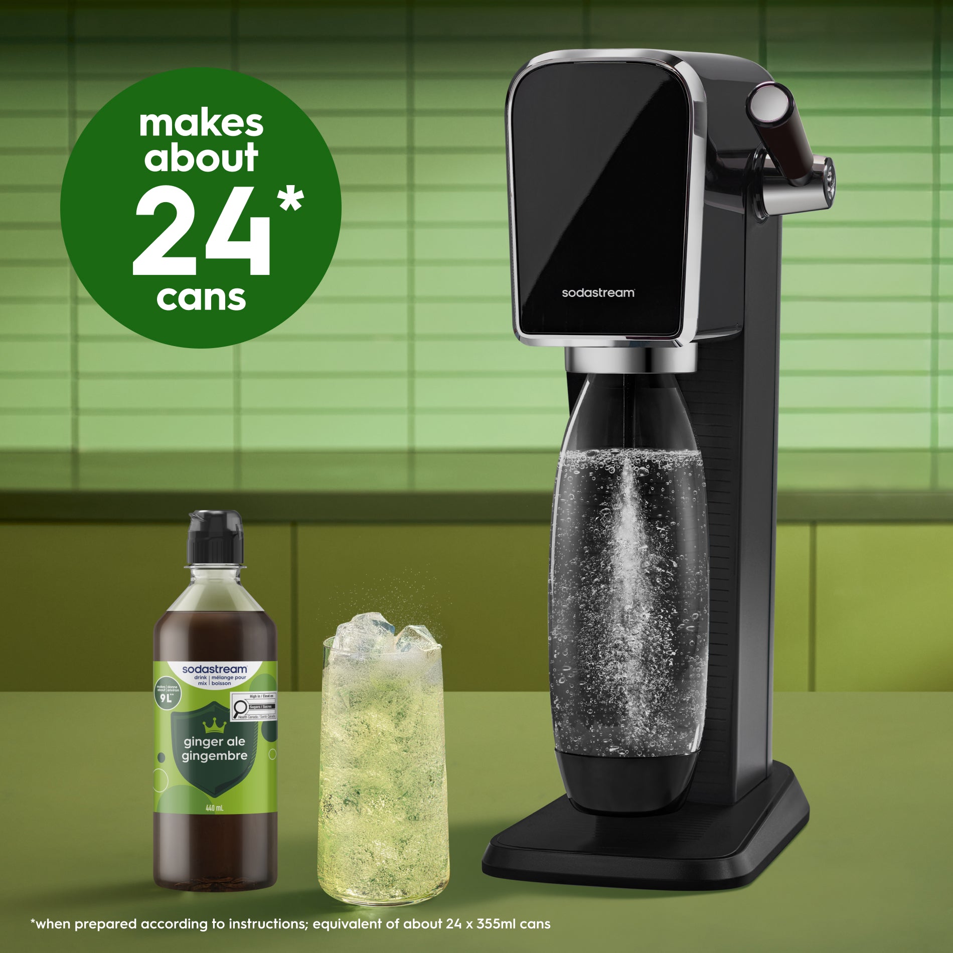 Ginger Ale Drink Mix 440ml