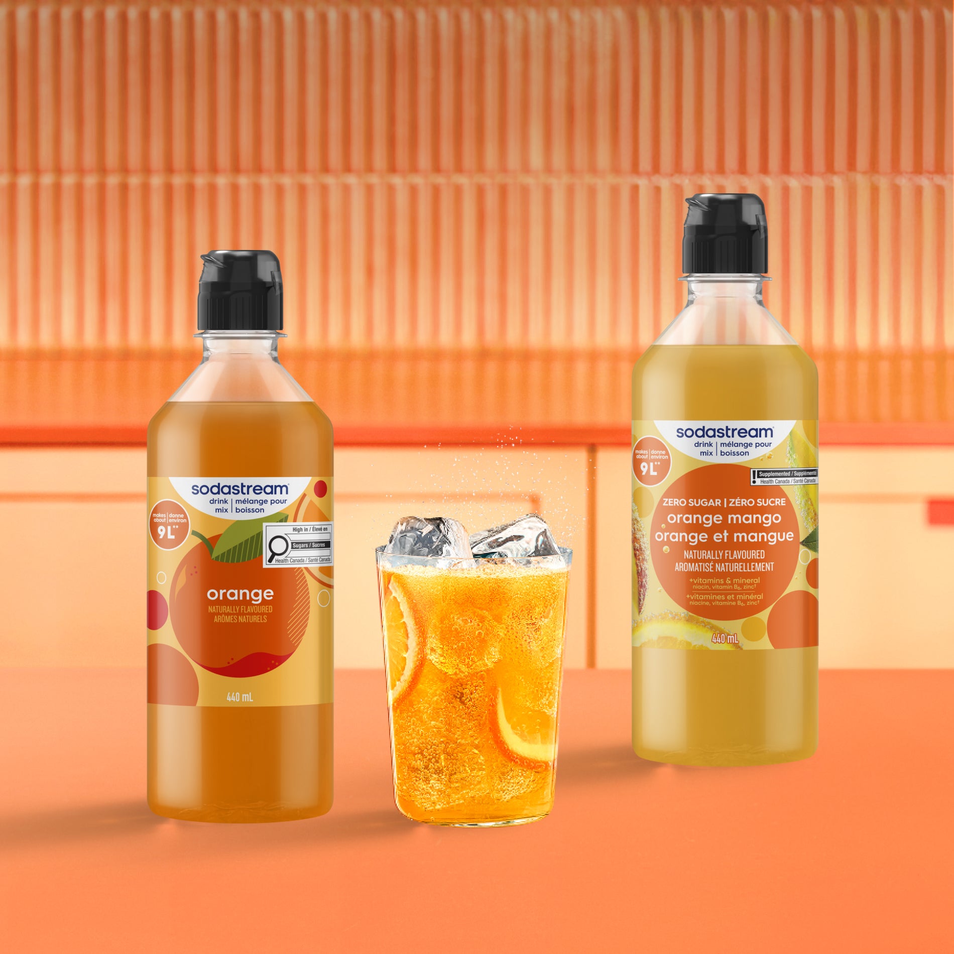 Sodastream® Classics Orange Drink Mix 440ml – SodaStream Canada