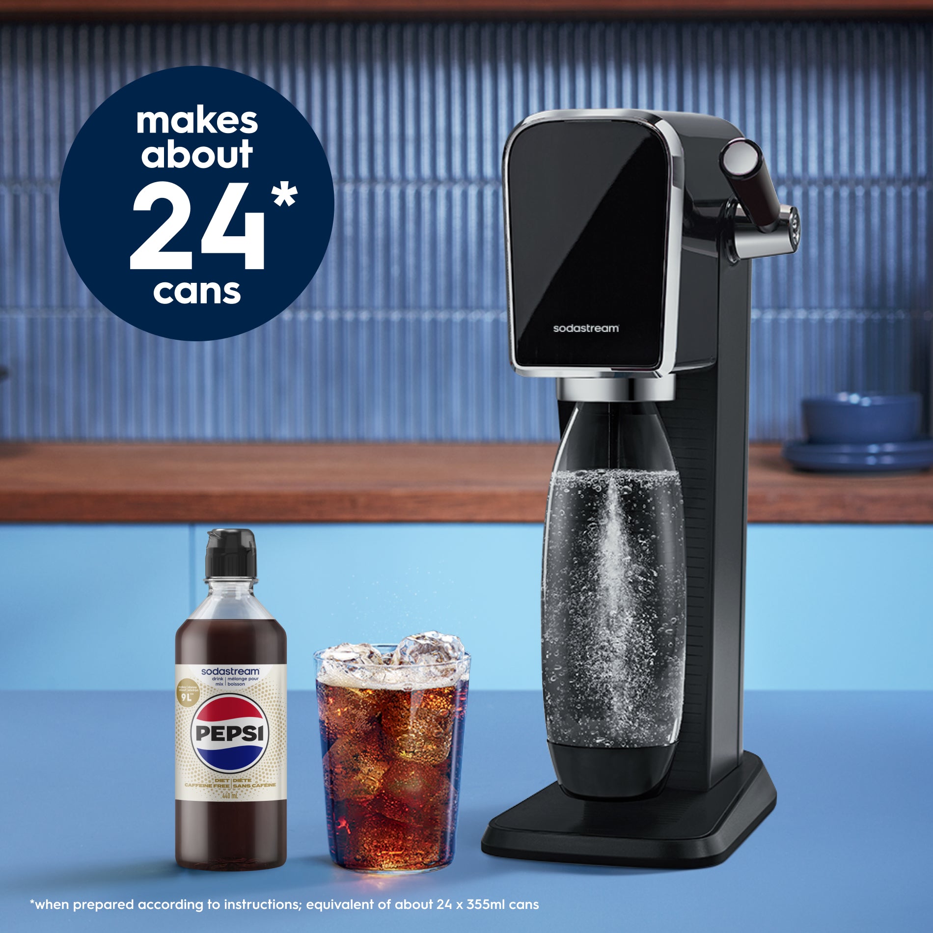 Sodastream® Diet Pepsi® Caffeine Free Drink Mix 440ml – SodaStream