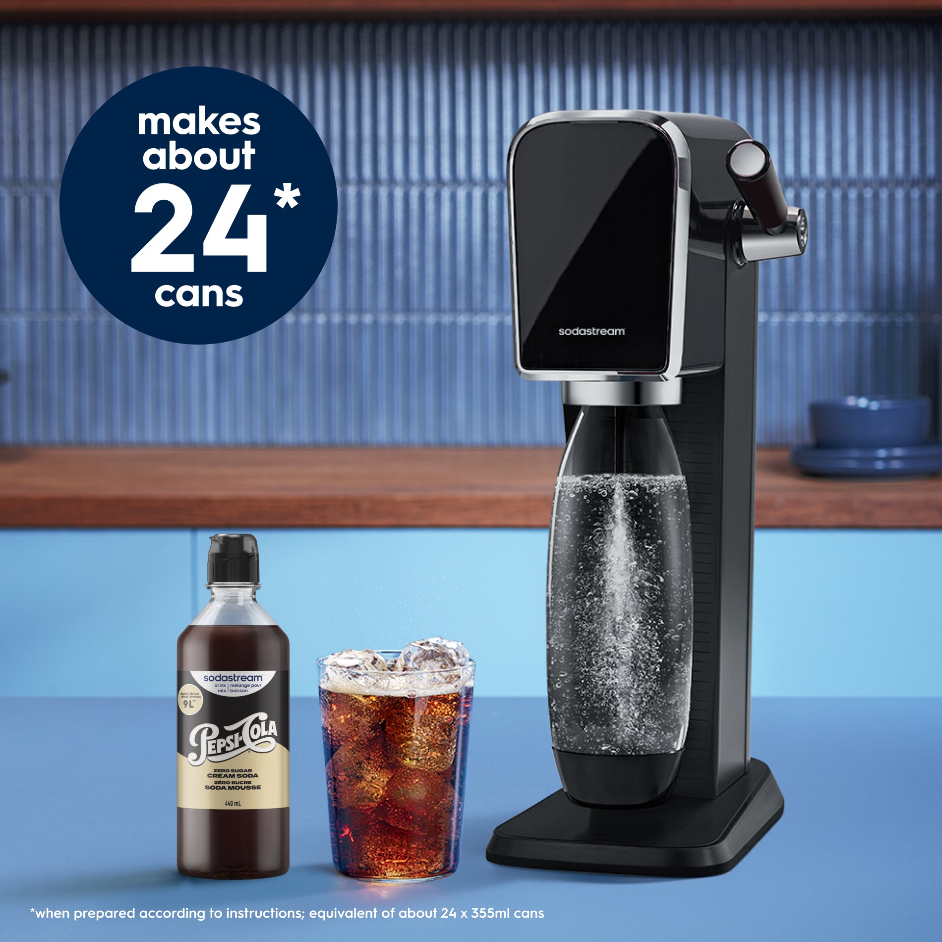 Pepsi® Cream Soda Zero Sugar 440ml