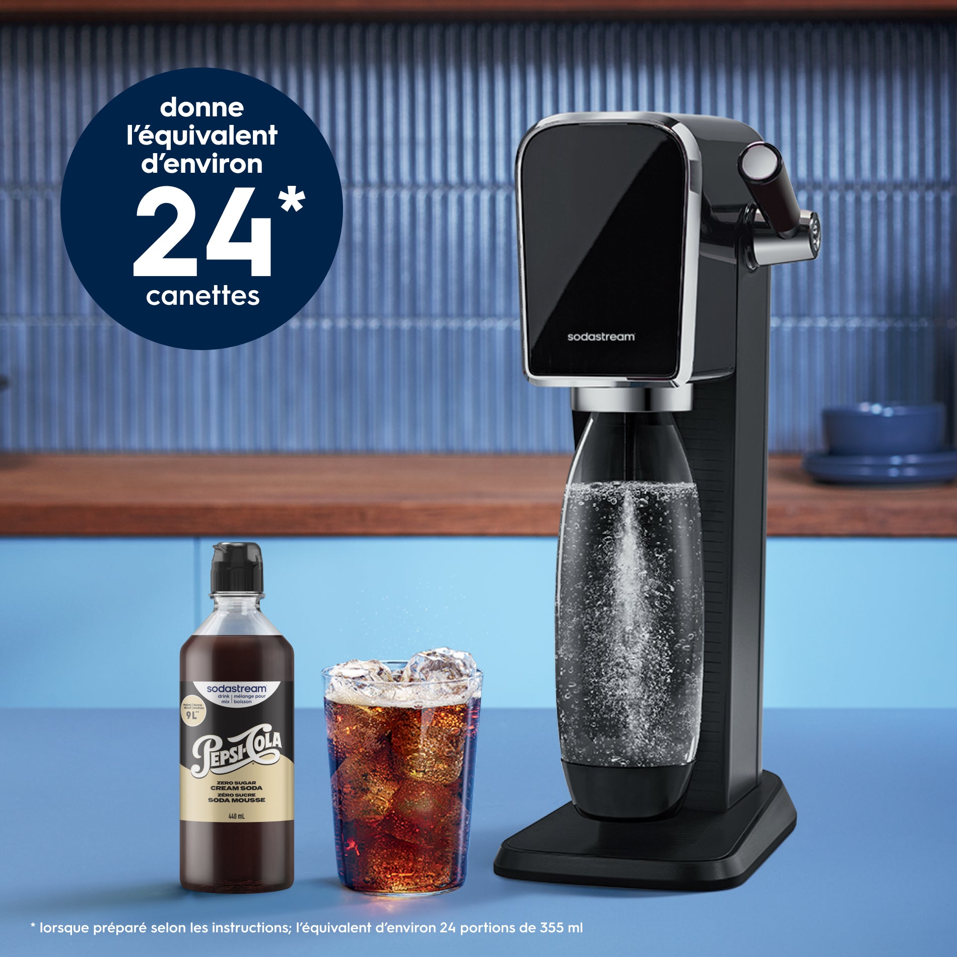 Pepsi® Cream Soda Zero Sugar 440ml