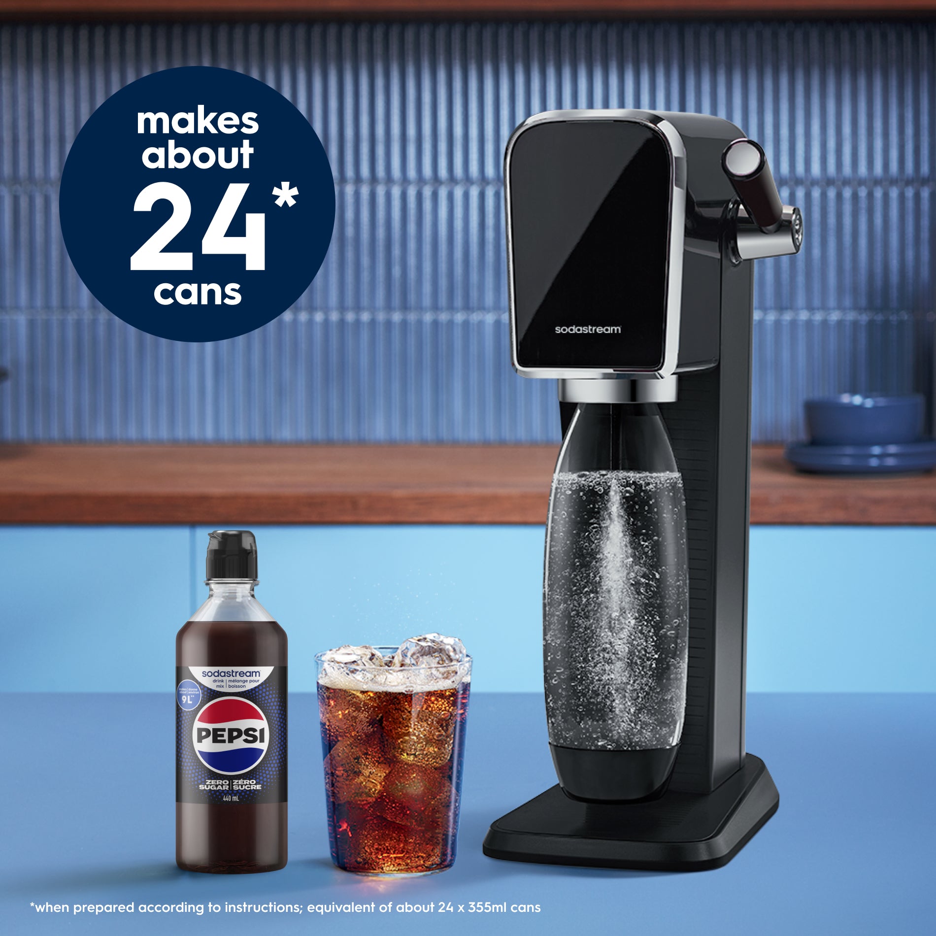 Pepsi® Zero Sugar Drink Mix 440ml