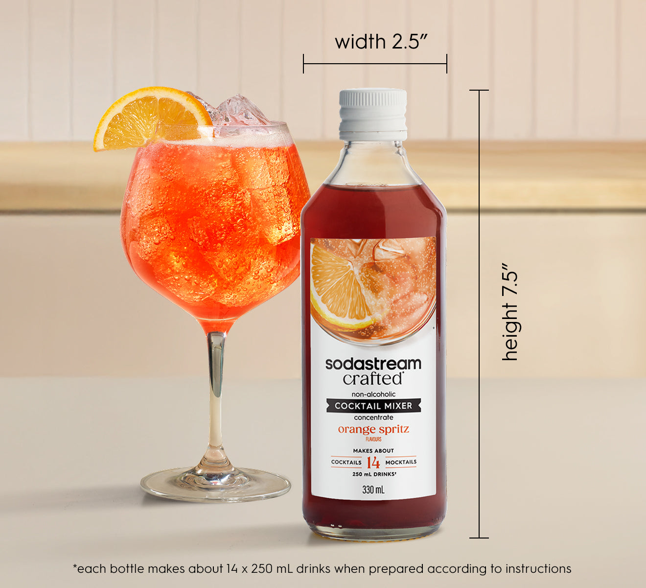 Crafted Mixers™ Orange Spritz Drink Mix 330ml