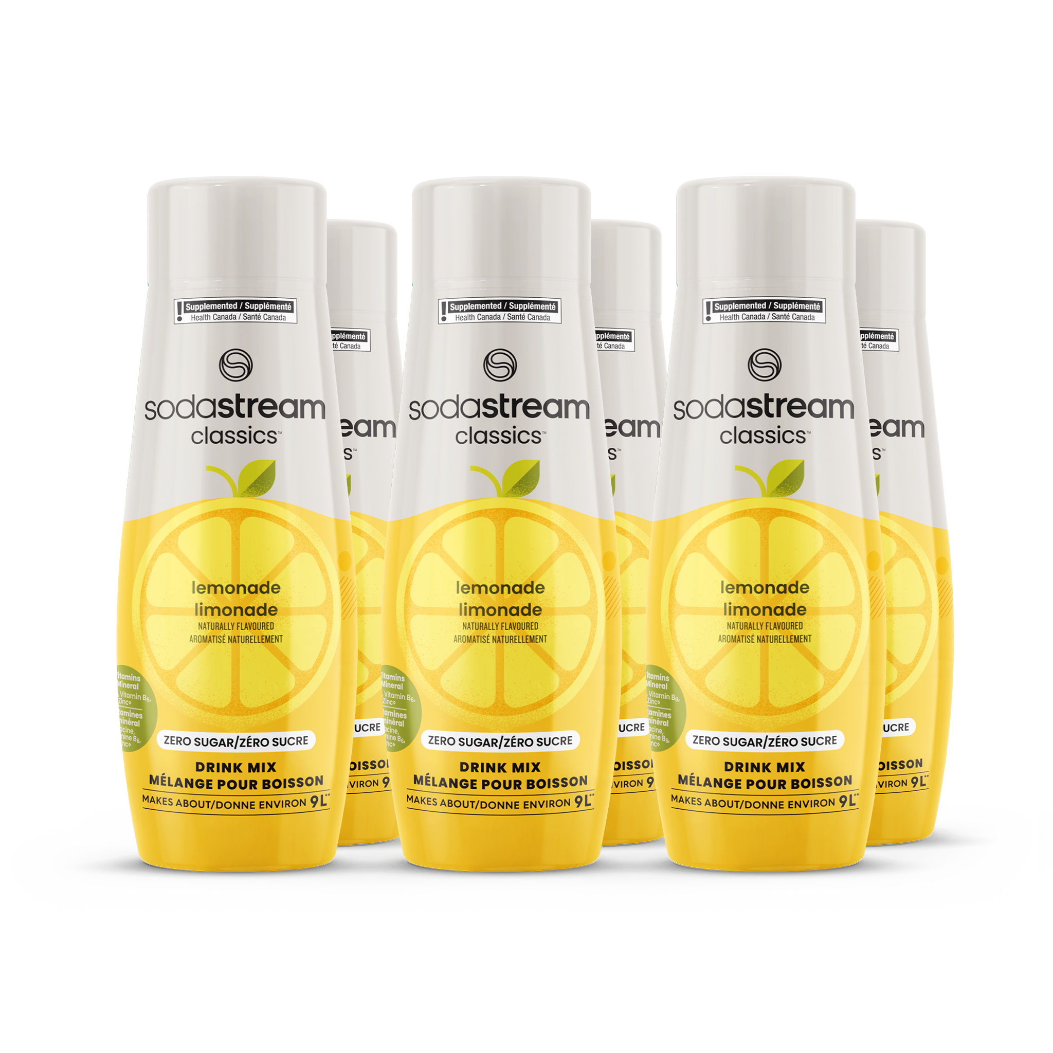 Limonade Zéro Sucre, paquet de six sodastream