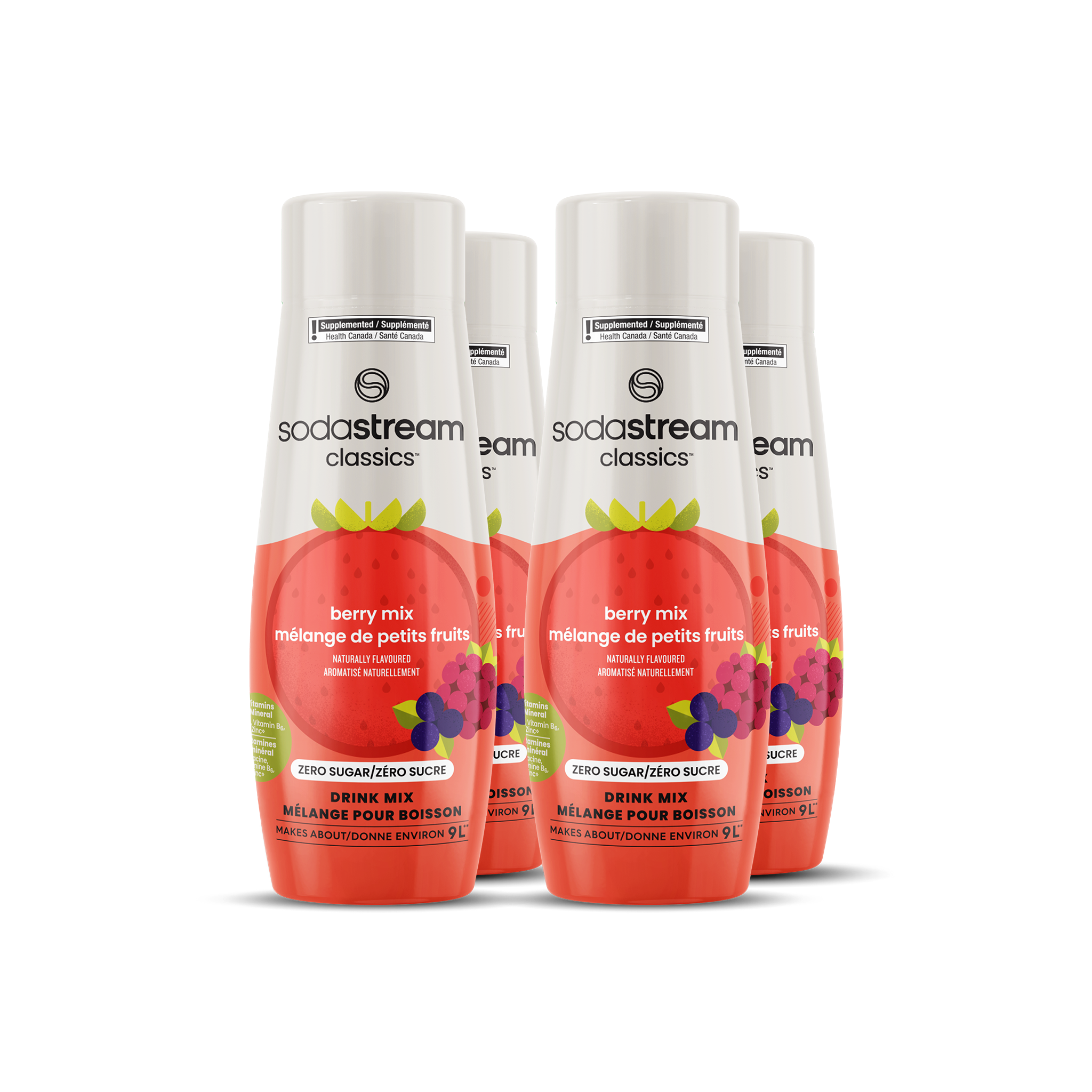 Berry Mix Zero Sugar 4-Pack sodastream