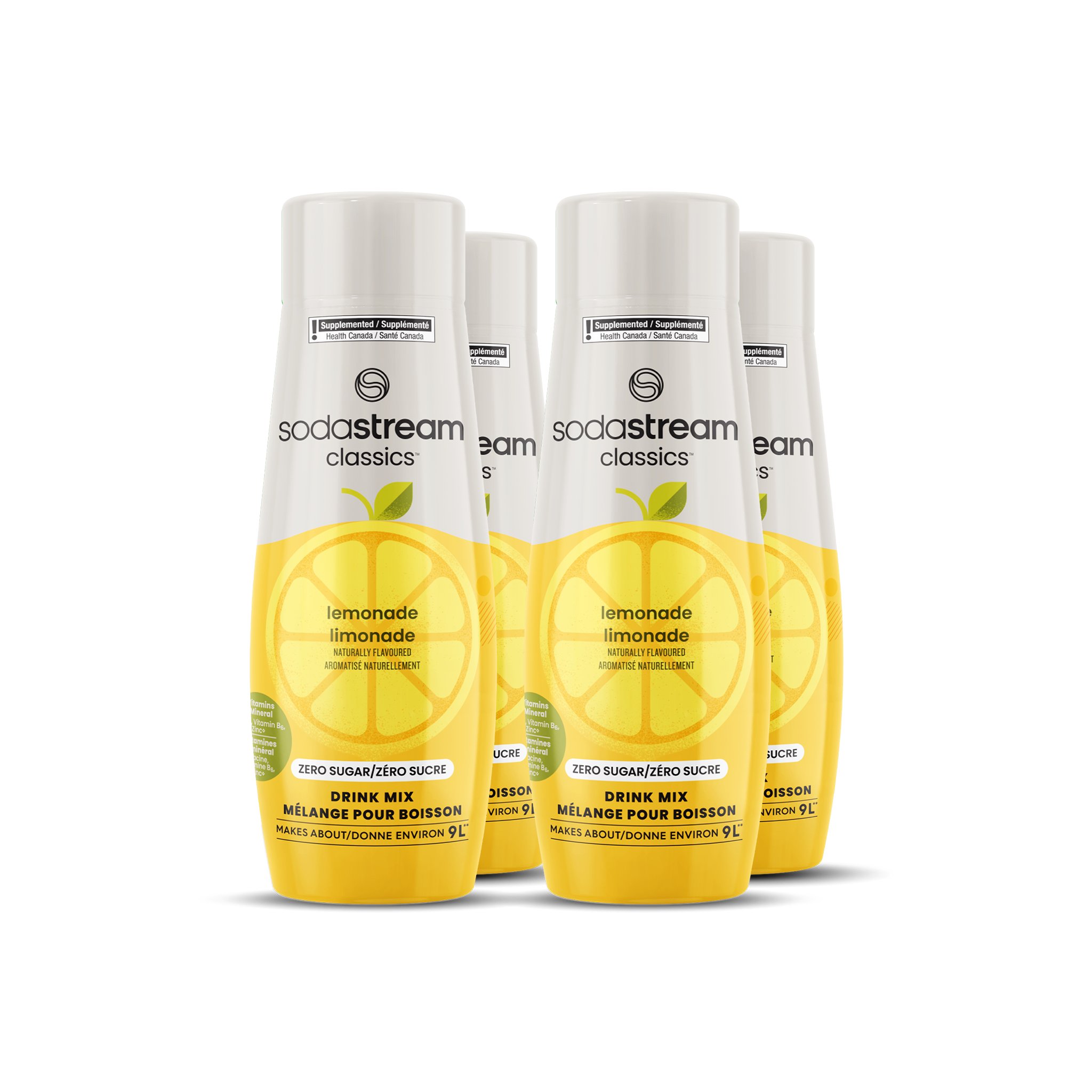 Lemonade Zero Sugar 4-Pack sodastream