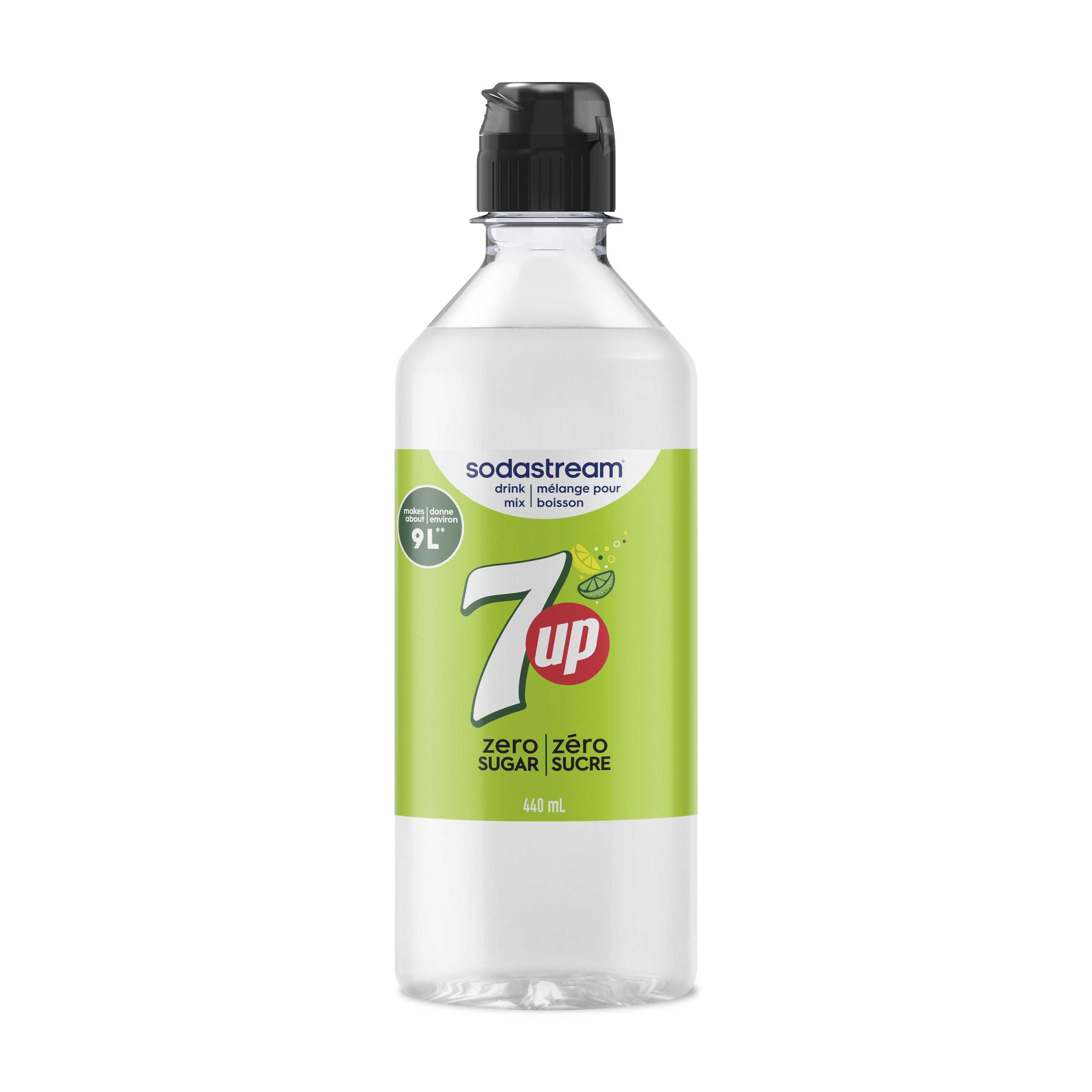 7UP® Zéro Sucre, mélange pour boisson Sodastream® 440 ml sodastream