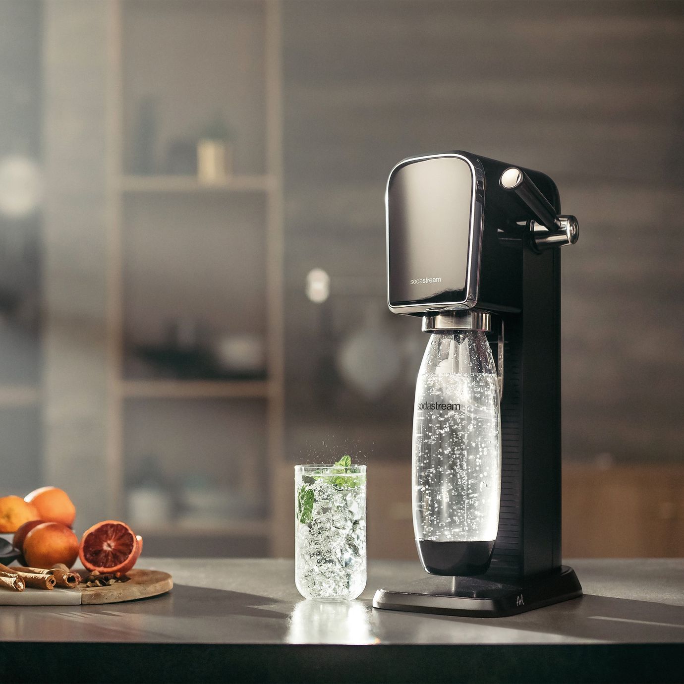 SodaStream Art Sparkling Water Maker + Quick Connect Cylinder 