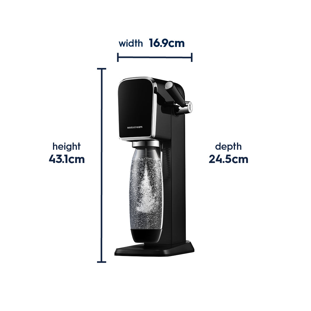 SodaStream Art Sparkling Water Maker + Quick Connect Cylinder