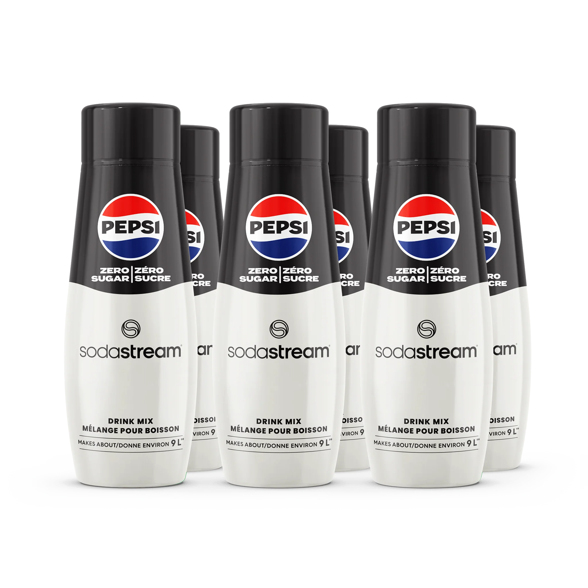 Pepsi Zéro Sucre, paquet de six sodastream