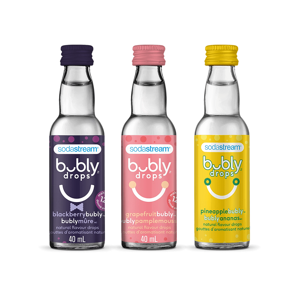 Bubly Blackberry Grapefruit Pineapple Variety 3-Pack sodastream