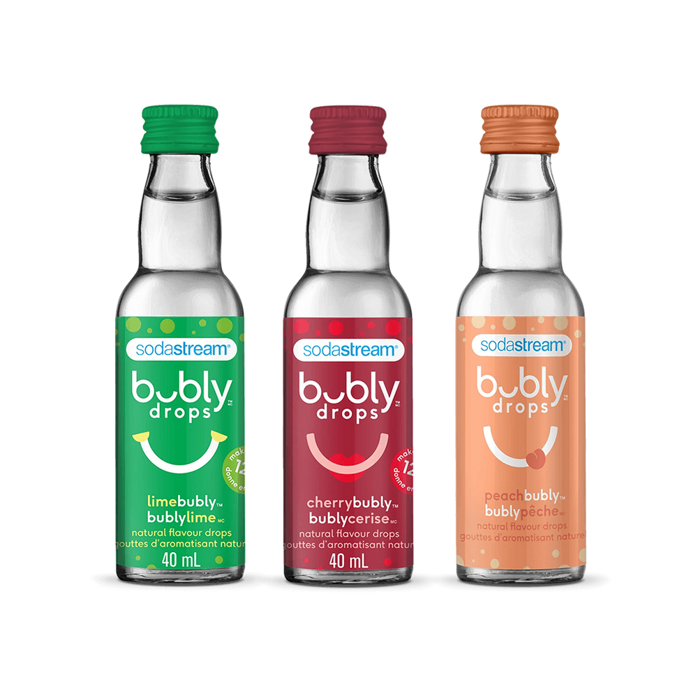 Bubly Lime Cherry Peach Variety 3-Pack
