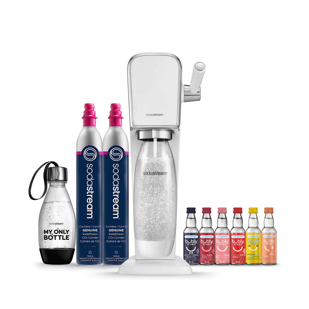 sodastream white art x flavour pack