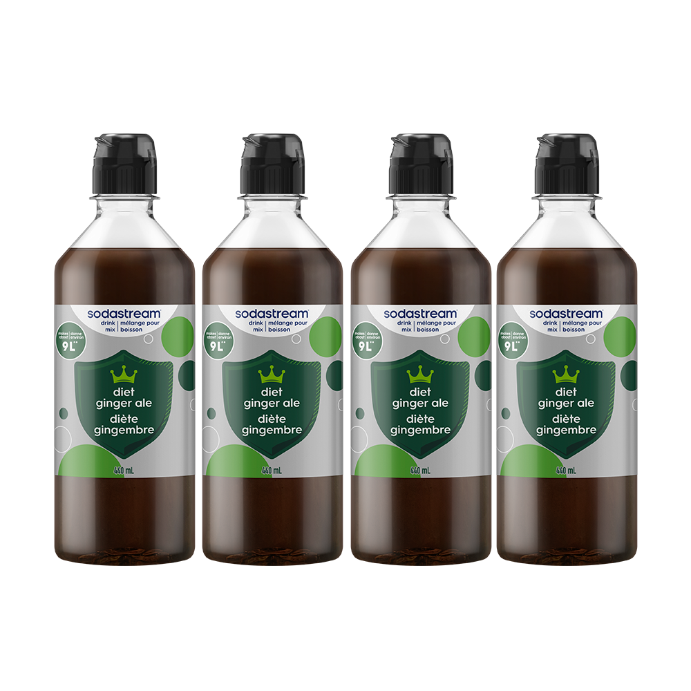 Gingembre Diète, mélange pour boisson 440 ml – paquet de 4 sodastream