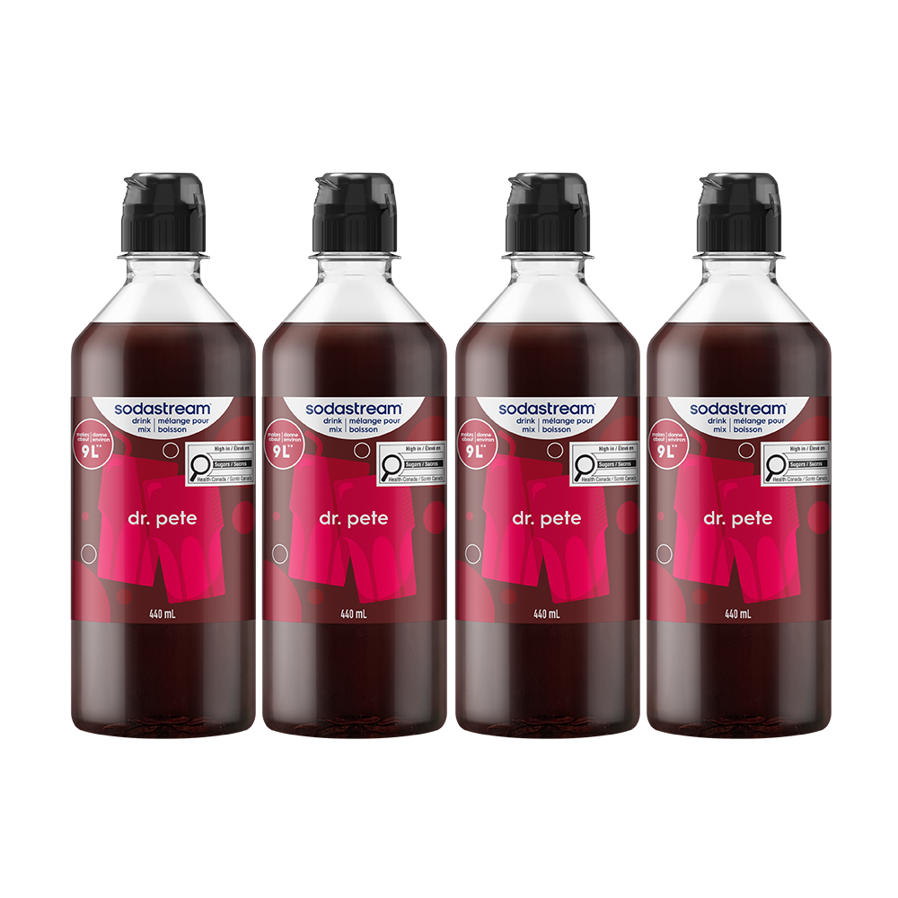 Dr. Pete, mélange pour boisson 440 ml – paquet de 4 – 1