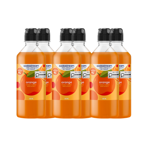 Sodastream® Classics Orange Drink Mix 440ml 6-Pack – SodaStream Canada
