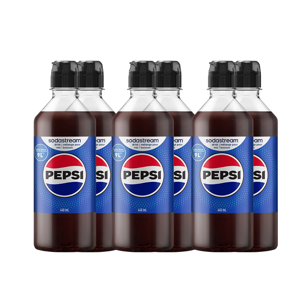 Pepsi®, mélange pour boisson 440 ml – paquet de 6 sodastream