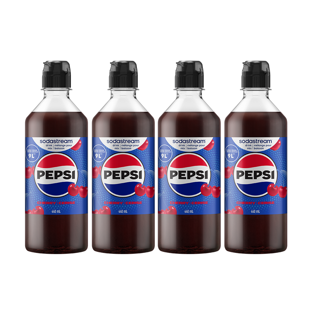 Pepsi® Cerise, mélange pour boisson 440 ml – paquet de 4 sodastream