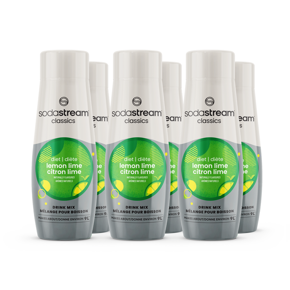 Citron-Lime Diète - paquet de six