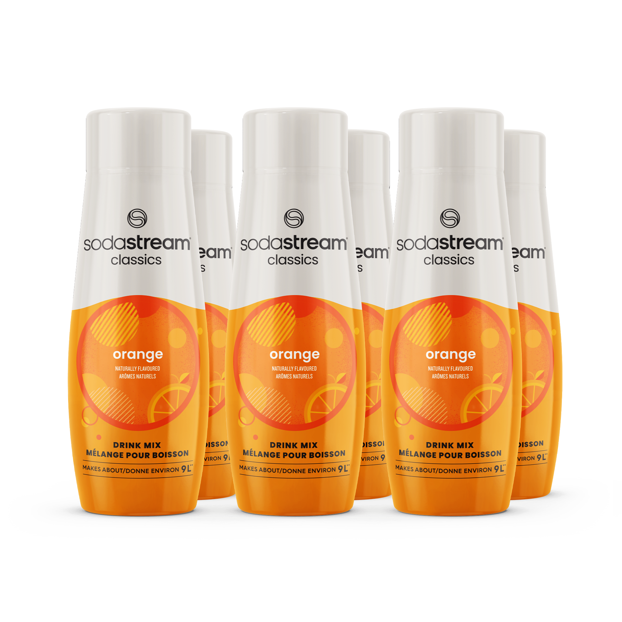 Orange 6 Pack sodastream