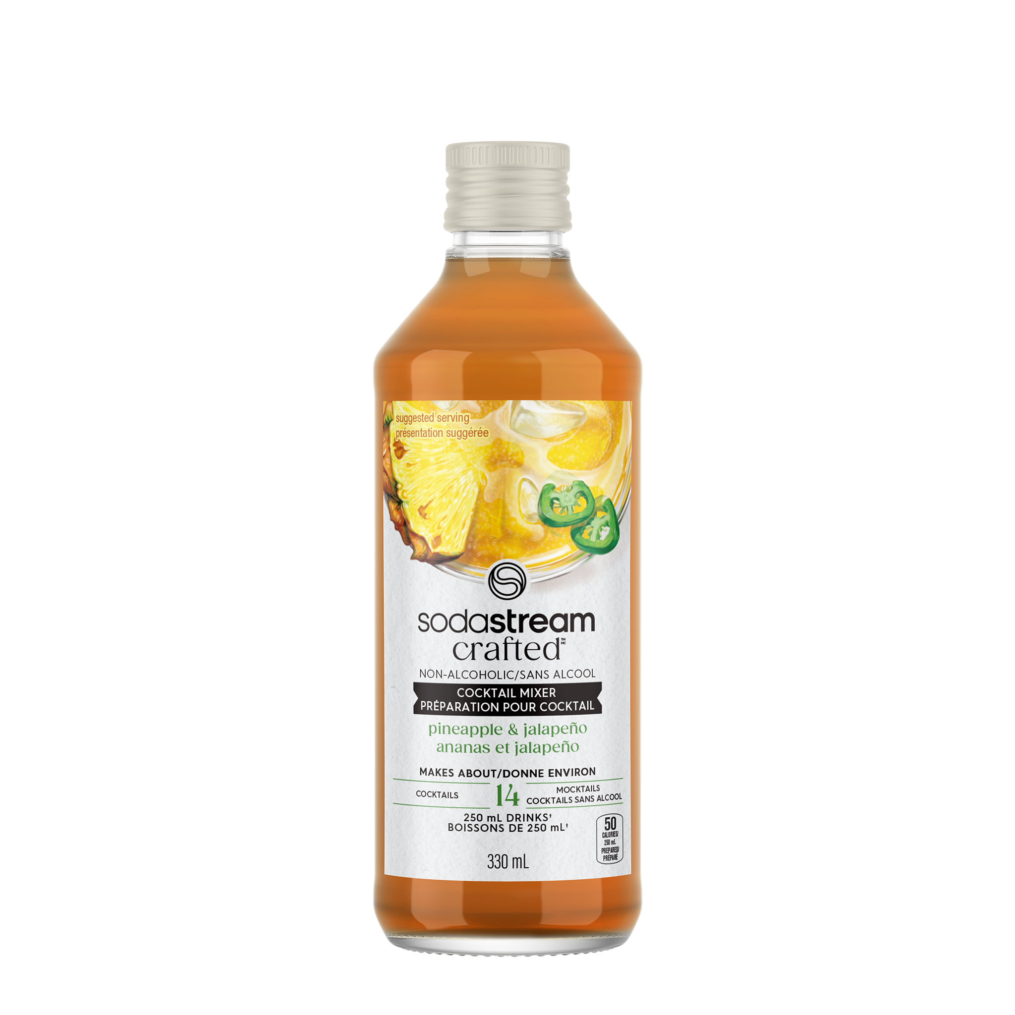 Crafted Mixers™ Pineapple Jalapeno Drink Mix sodastream