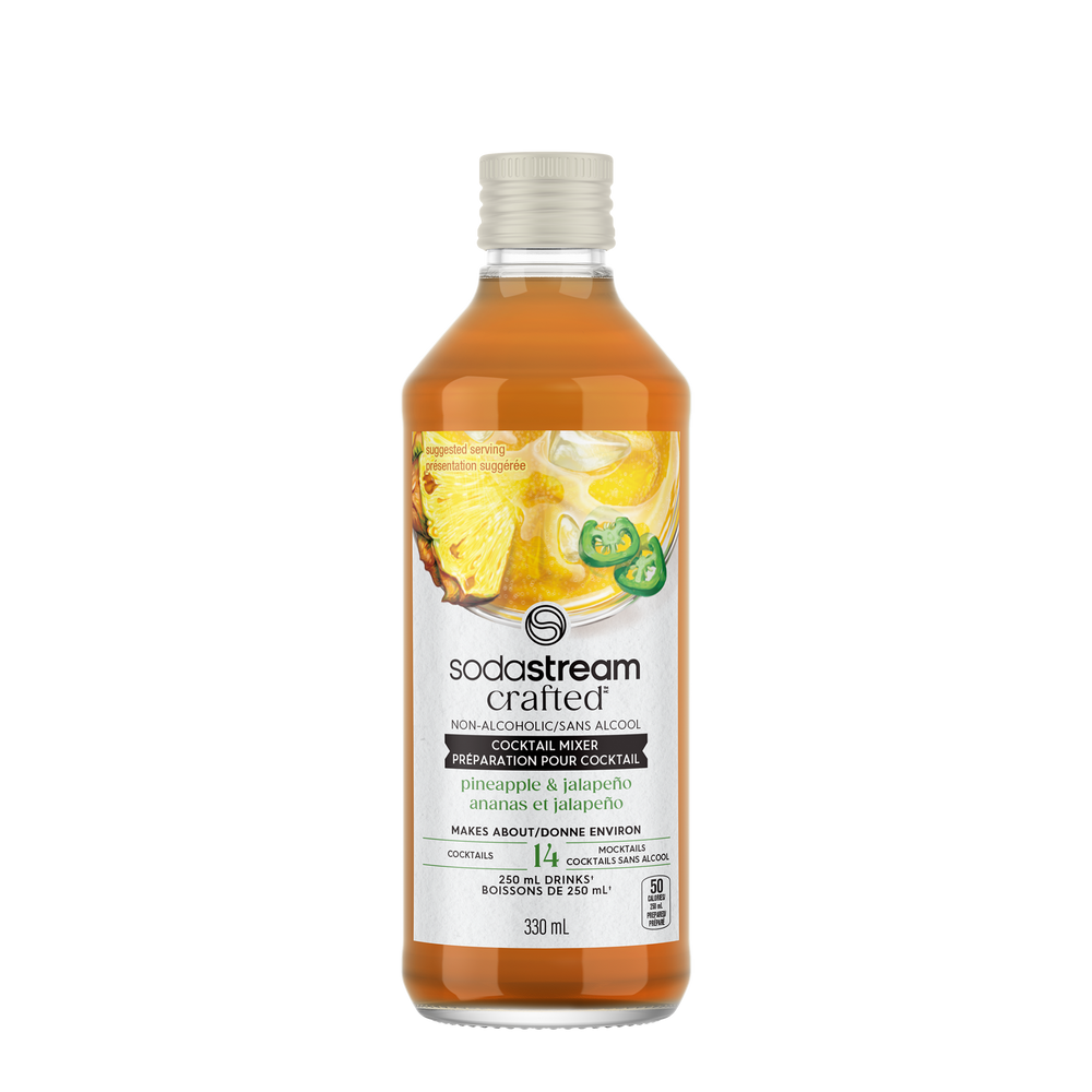 Crafted Mixers Pineapple Jalapeno Drink Mix – SodaStream Canada Crafted Mixers Pineapple Jalapeno Drink Mix – SodaStream Canada