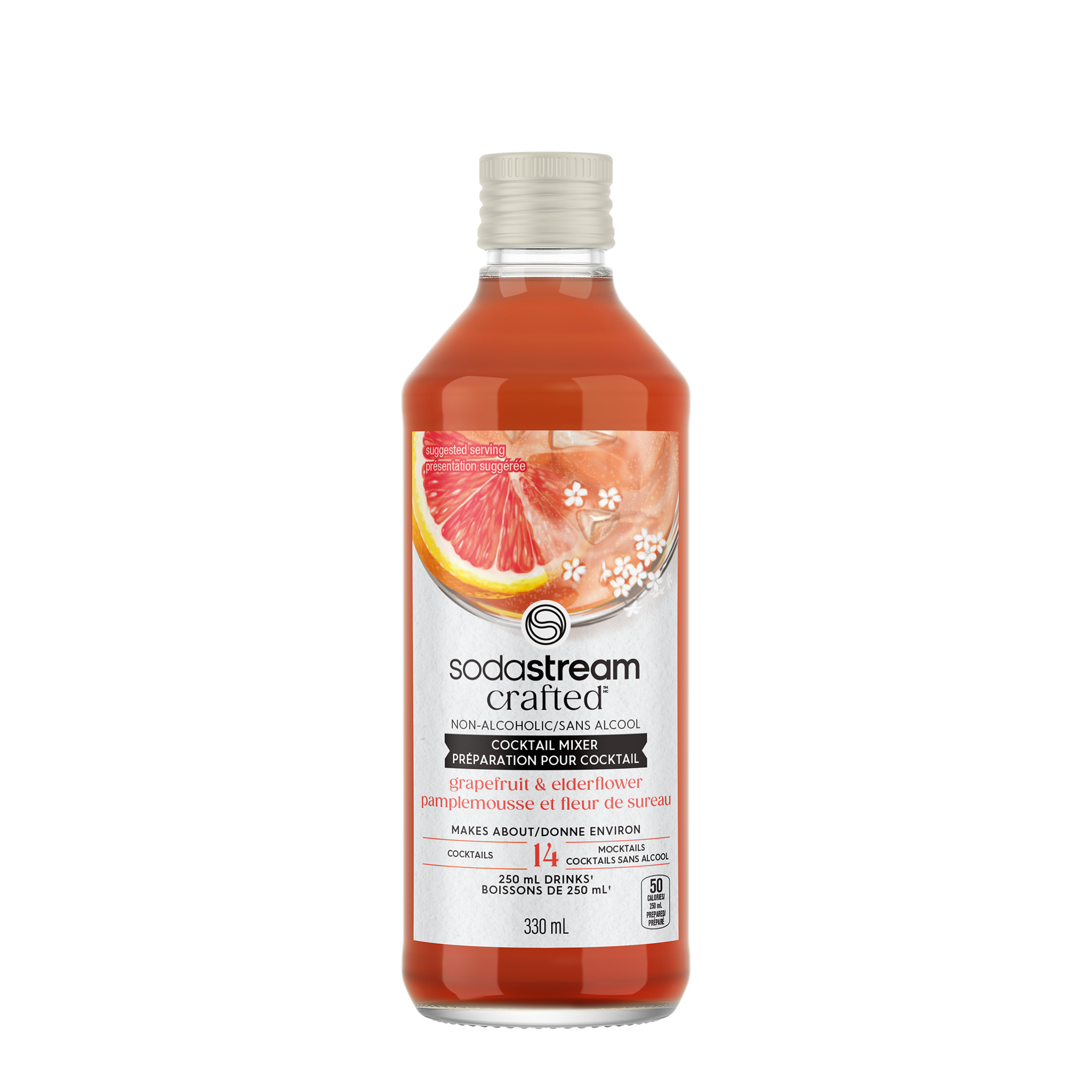 Crafted Mixers™ Elderflower Grapefruit Drink Mix sodastream