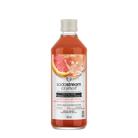 Crafted Mixers Elderflower Grapefruit Drink Mix – SodaStream Canada