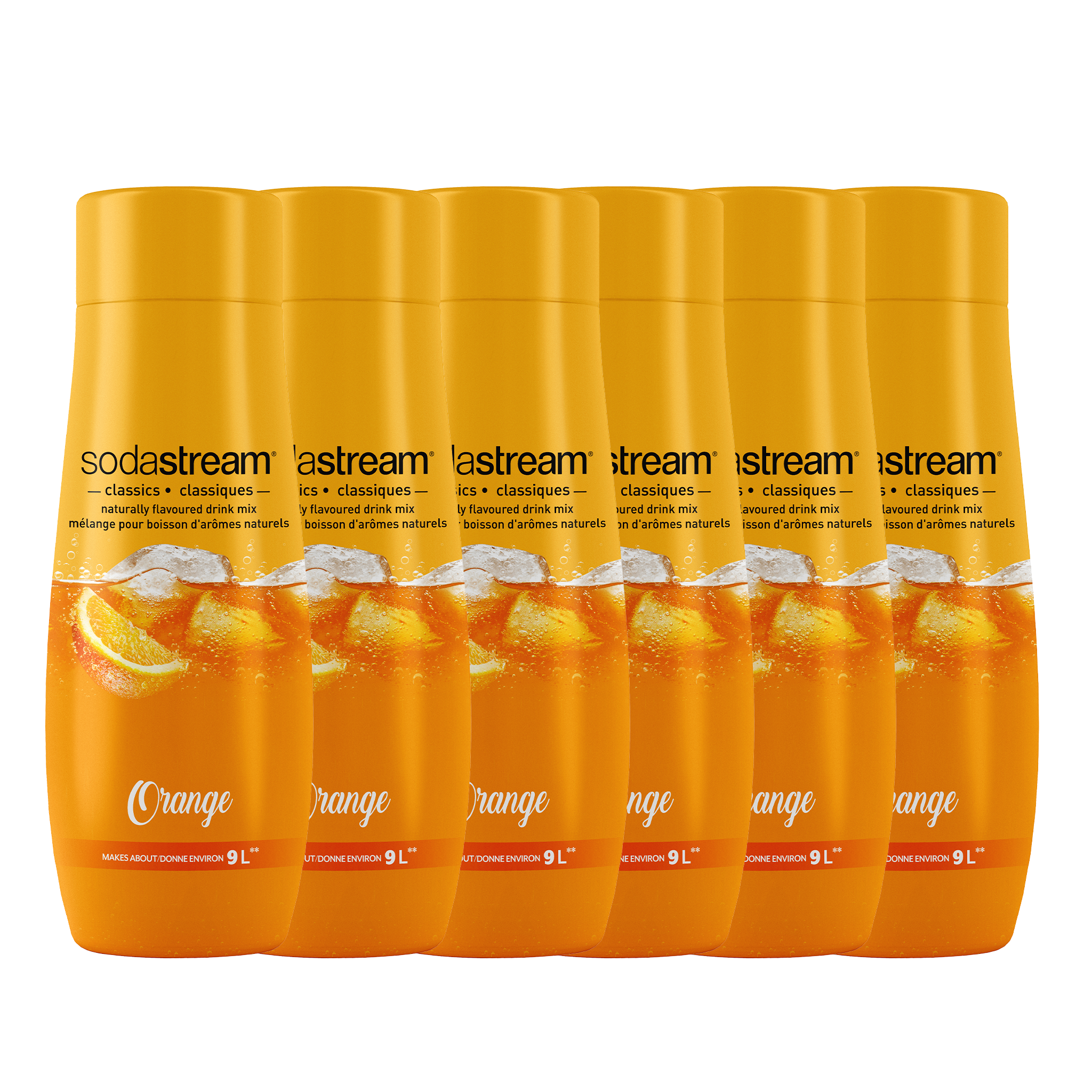 Orange - paquet de six sodastream