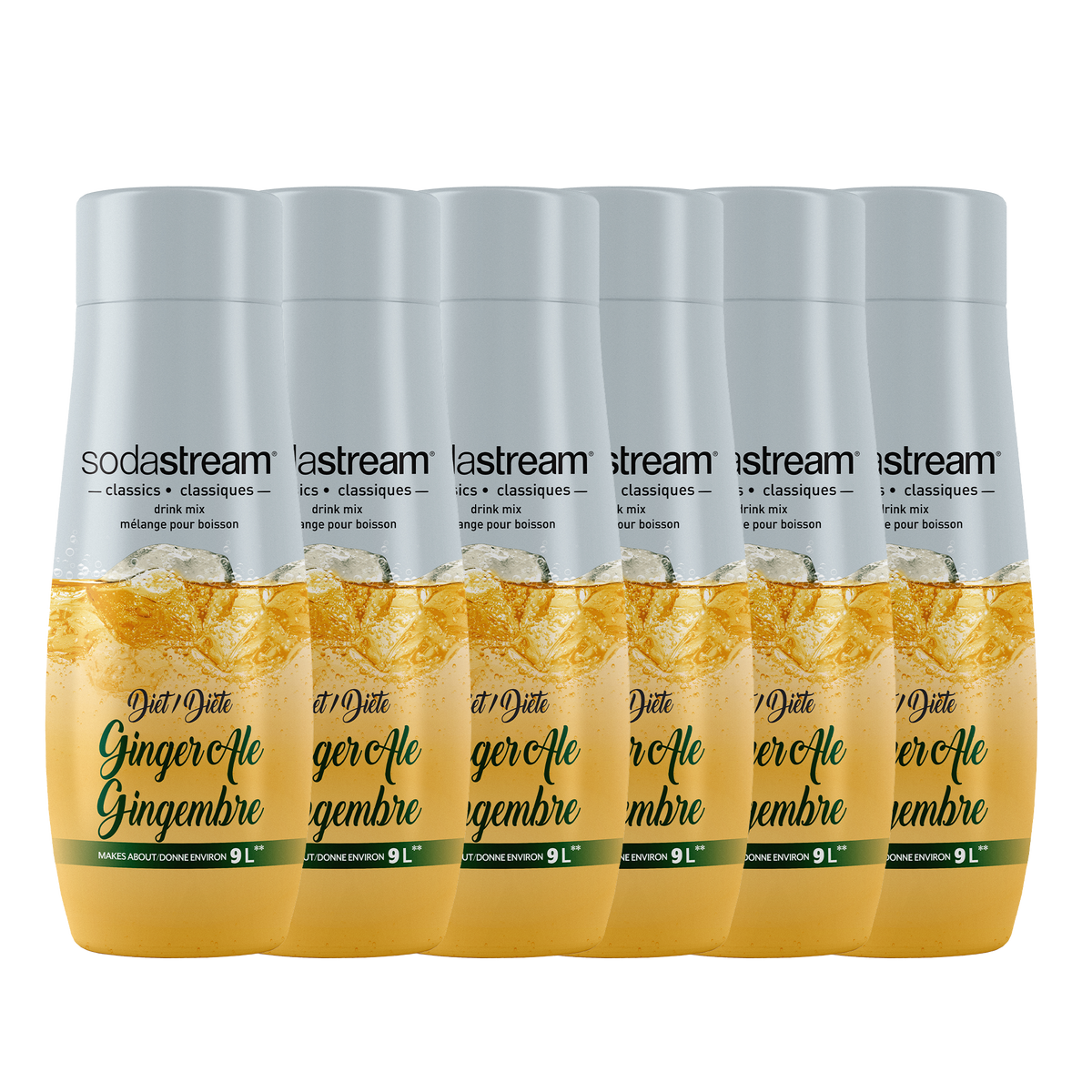 SodaStream Diet Ginger Ale Flavoured Soda 6 pack SodaStream Canada