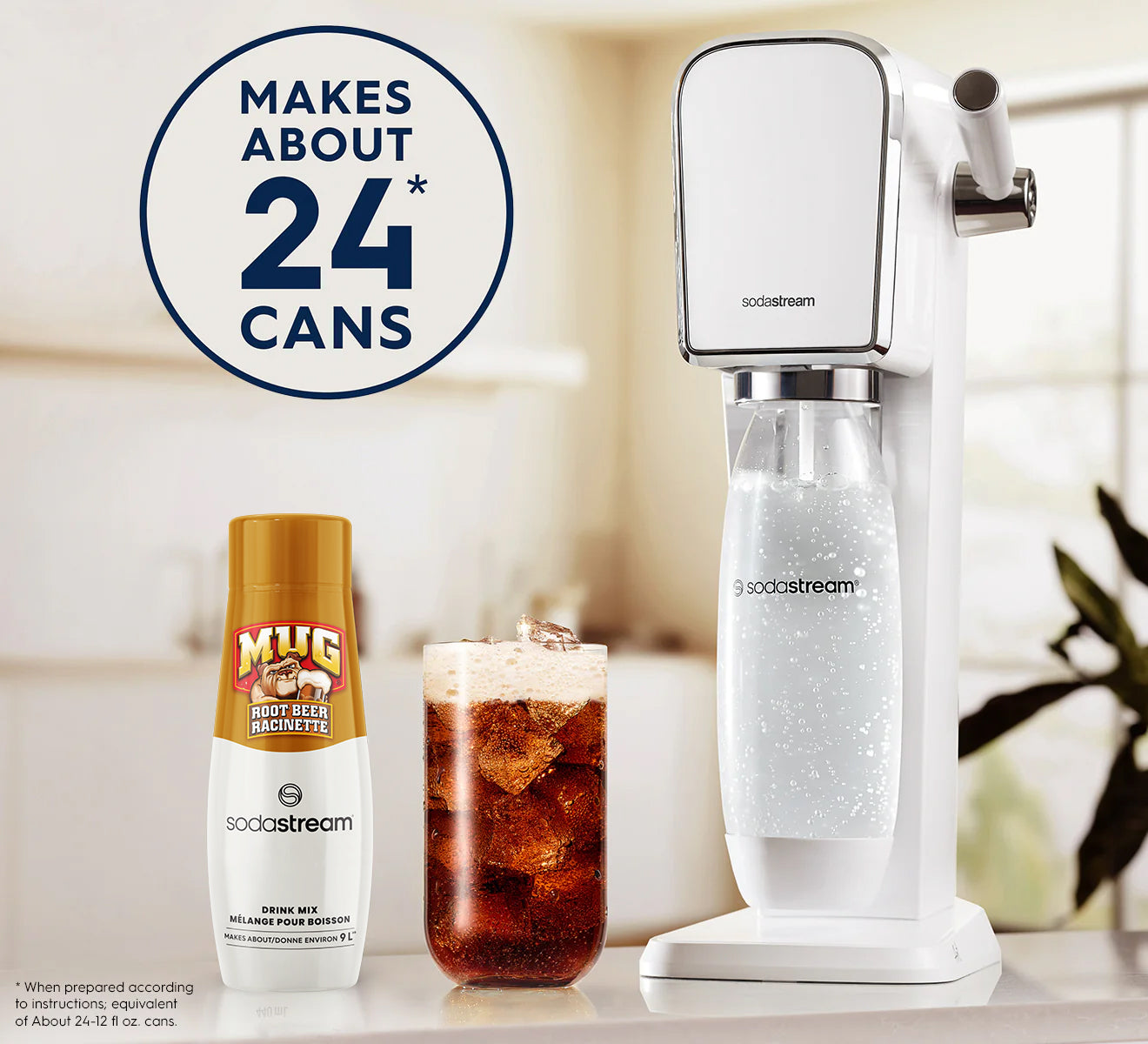 Sodastream® MUG® Root Beer Drink Mix 440ml 4-Pack – SodaStream Canada