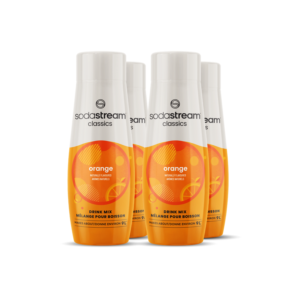 Orange 4-Pack syrup flavour