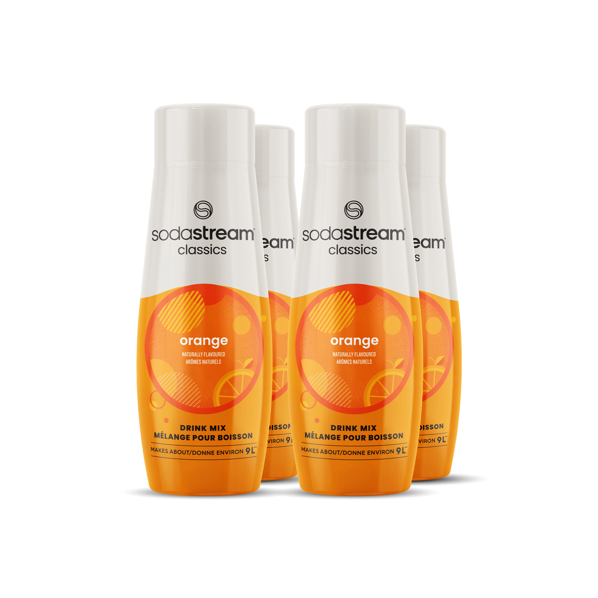 Orange 4-Pack syrup flavour
