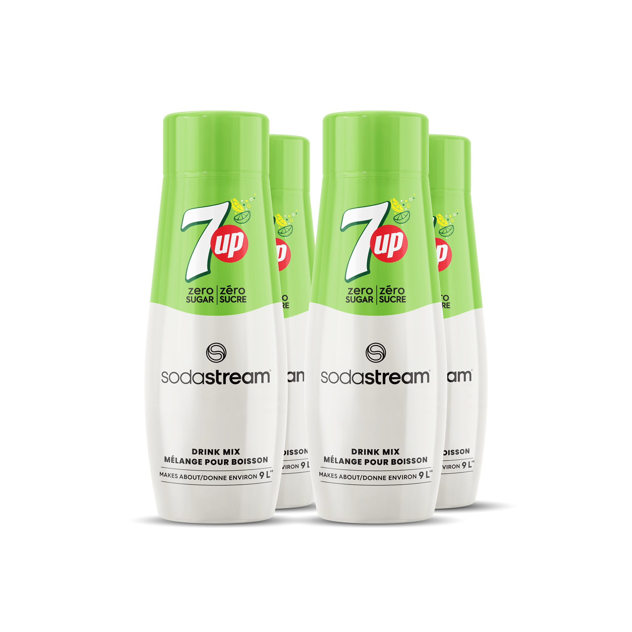 7up Zero Sugar 4-Pack sodastream
