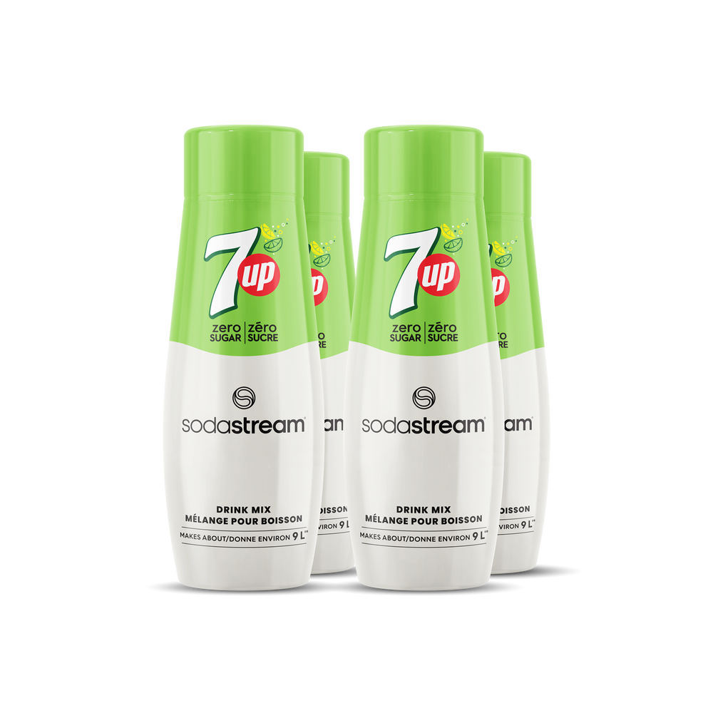 7up Zero Sugar 4-Pack Syrup Flavour