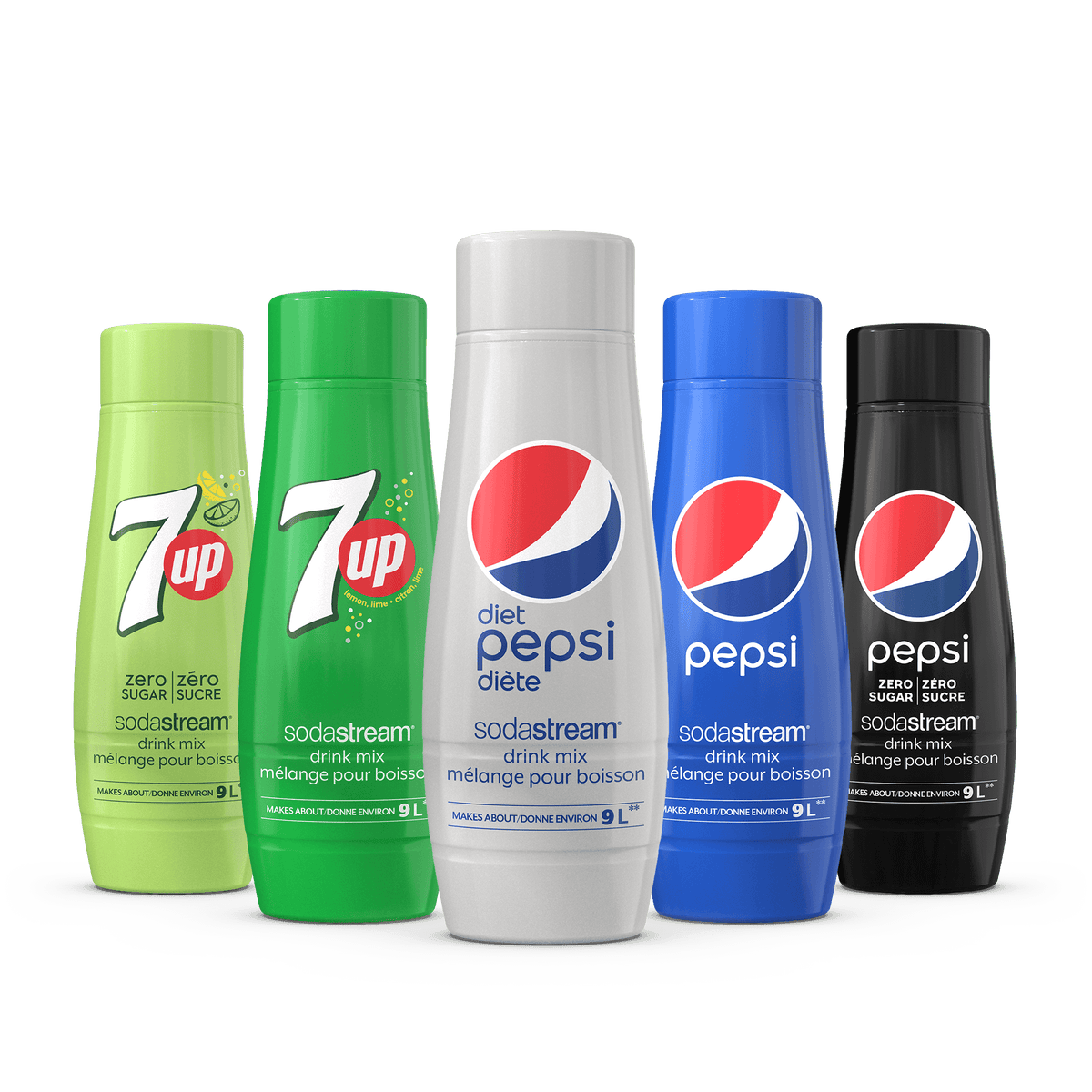 Variety Pepsi Bundle 5 Pack | SodaStream Canada