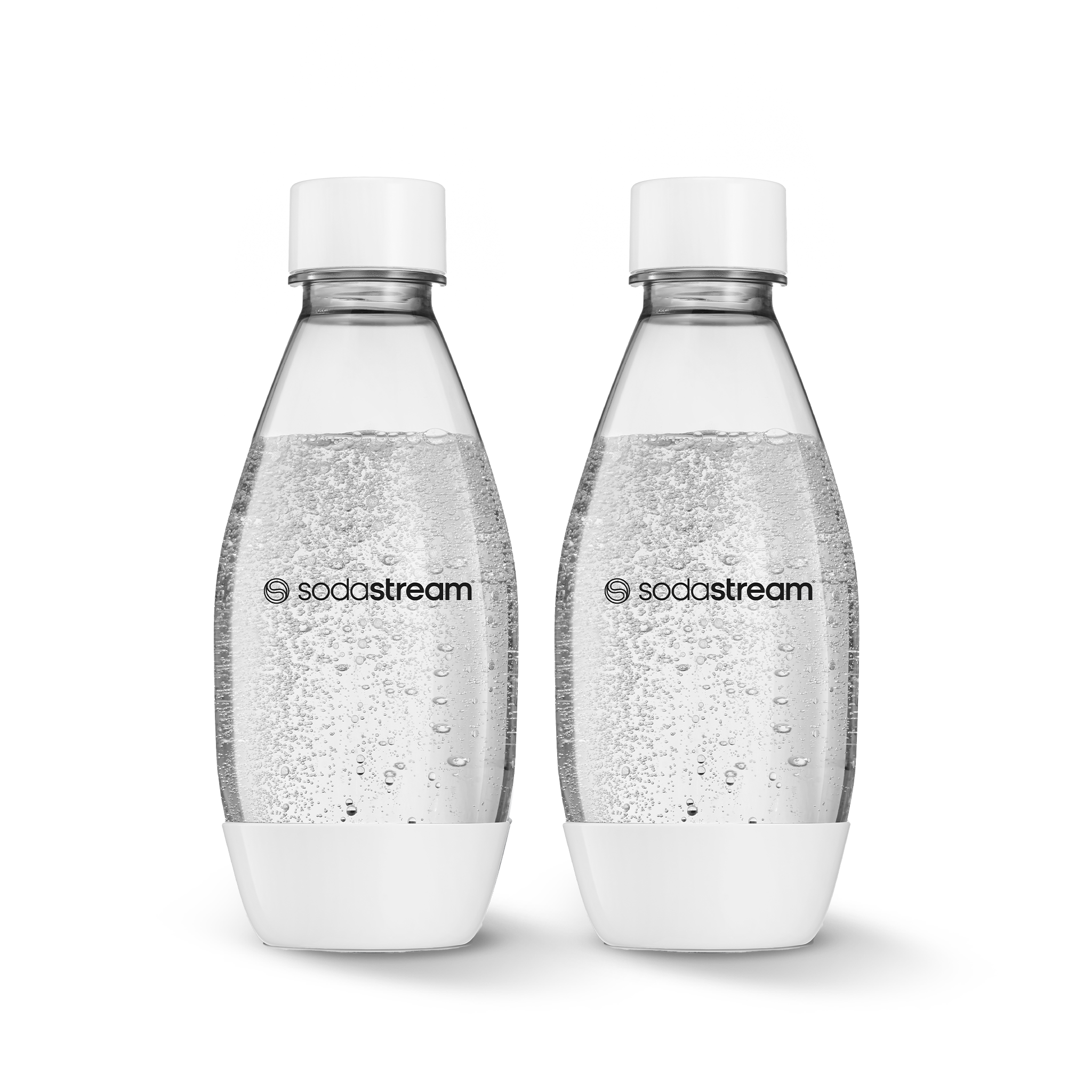 0.5L Fuse Bottle White 2PK sodastream