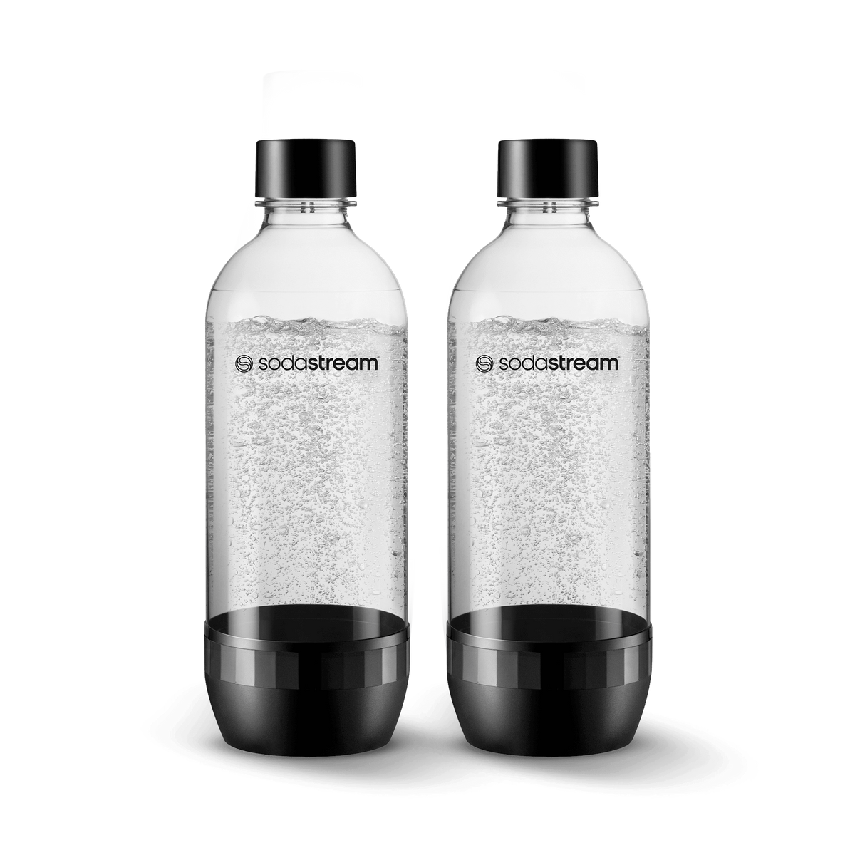 1L Classic Black Bottles Twin Pack - Dishwasher Safe – SodaStream Canada