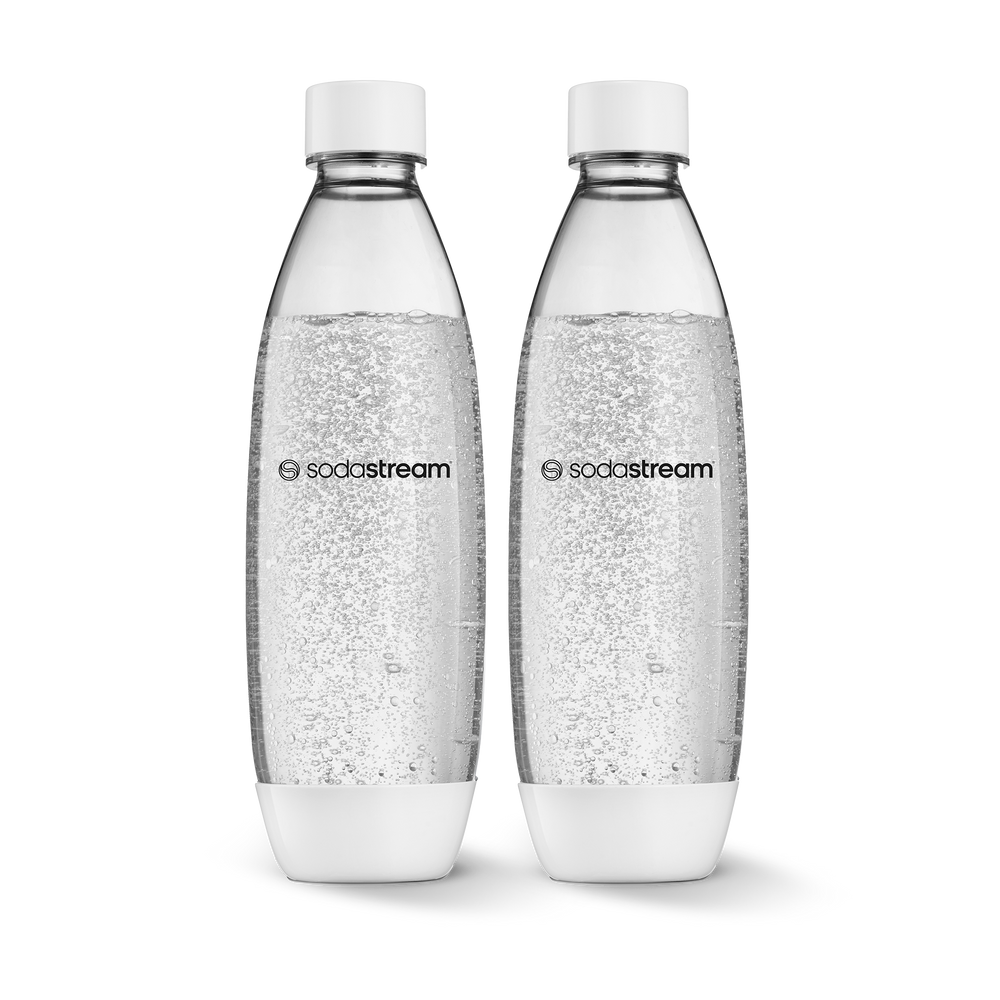 1L Fuse Bottle Twin Pack, White