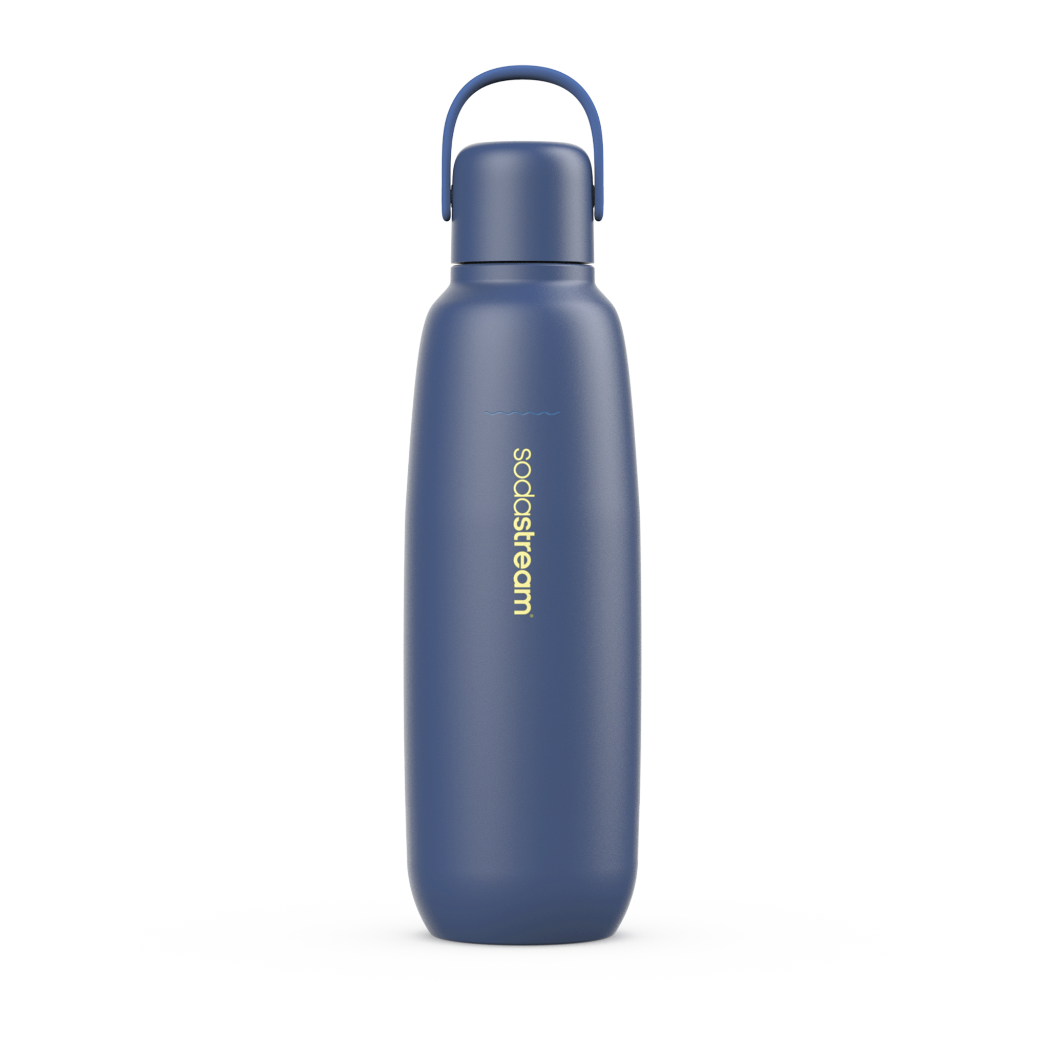 Bouteille de gazéification Fizz & Go en acier inoxydable, couleur tempête sodastream